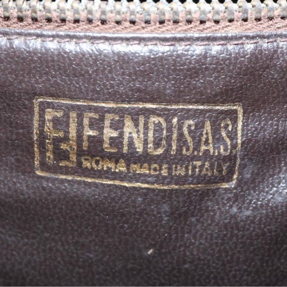 Fendi Zucchino Clutch Bag Fall Vintage Classic Timeless - Picture 6 of 13